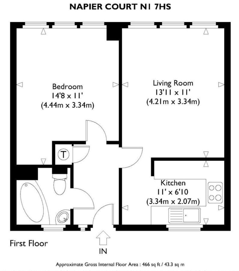 1 Bedroom Flat Close To City With Free Parking Arrangement London Exteriör bild